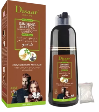 SHAMPOO TINTE CUBRE CANAS DISAAR