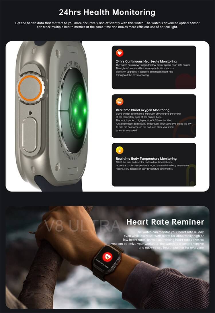 Reloj Smart Watch Ultra Inteligente V8