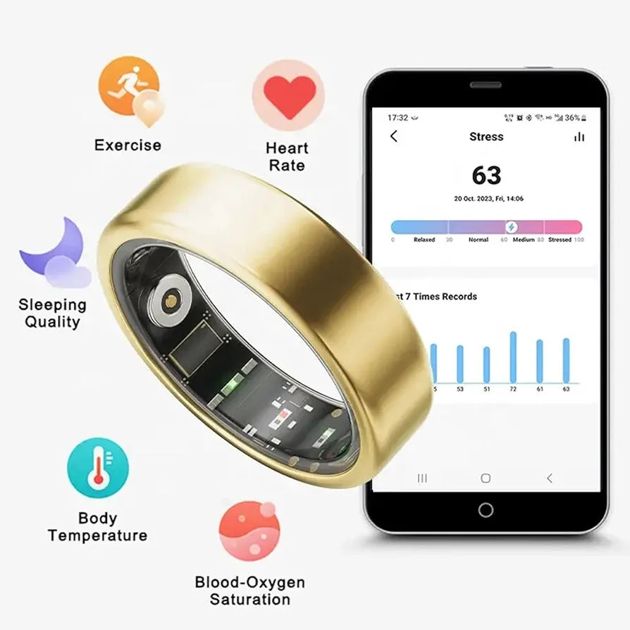 Anillo Inteligente Smart Ring Fitness